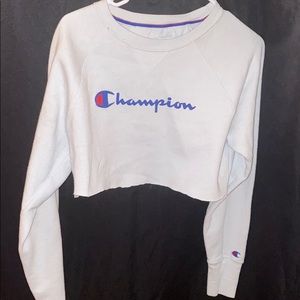 champion crop long sleeve